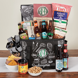 Cheese, Chips & Beer Gift Set - beer gift baskets - USA delivery
